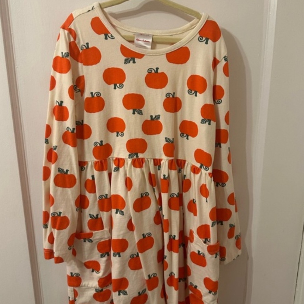 Hanna Andersson Pumpkin Skater Dress